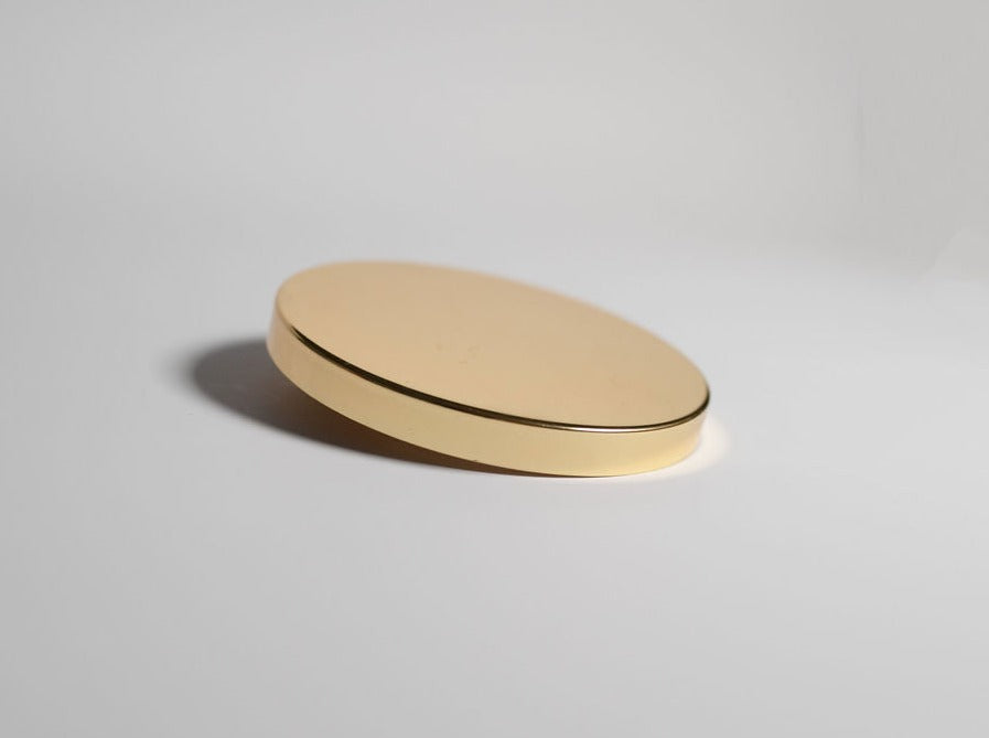 Gold Metal Lid 8oz