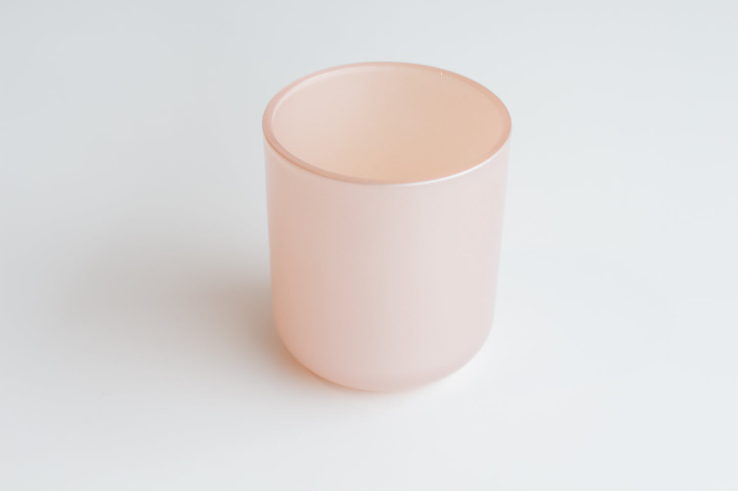 8 oz Pearl Blush Candle Glass