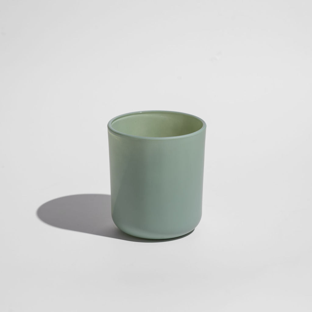 13oz Matte Sage Candle Glass